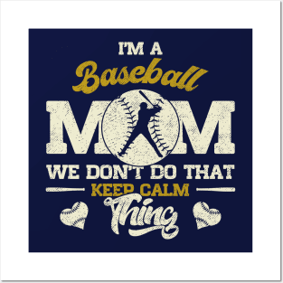 Baseball Mom Posters and Art